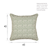 Cushion Cover in Rich Green Spring Leaf