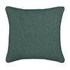 45cm Piped Cushion Cover in Teal Waterford Linen
