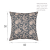 Cushion Cover in Indigo Woodland