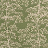 Cow Parsley Fabric in Hedge Green