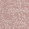 Cow Parsley Fabric in Plaster Pink