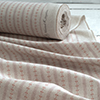 Cottage Stripe Fabric in Coral