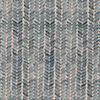 Watercolour Leaf Fabric in Indigo