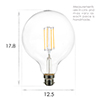 BC (B22) Globe LED Filament Bulb