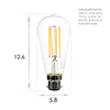 BC (B22) Squirrel Cage LED Filament Bulb, Dimmable