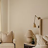 Articulated Plug-In Wall Light in Antiqued Brass