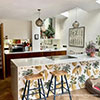 Fulbourn Charcoal Glass Pendant in Polished