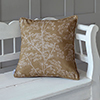 Cow Parsley Cushion Cover in Soft Gold