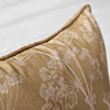 Cow Parsley Cushion Cover in Soft Gold