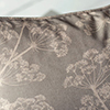 Cow Parsley Cushion Cover in Soft Grey
