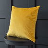 Cushion Cover in Saffron Hunstanton Velvet 