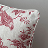 Isabelle Cushion Cover in Red