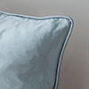 Plain Silk Cushion Cover in Rococo Blue