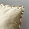 Plain Silk Cushion Cover in Royal Oyster