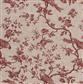 Isabelle Printed Linen Fabric in Red
