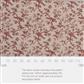 Isabelle Printed Linen Fabric in Red