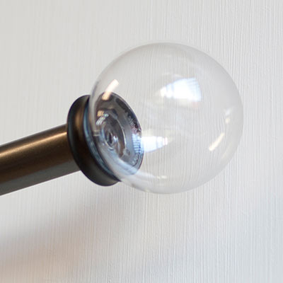 Glass Finial for 20mm Pole 