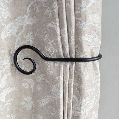 Large Bishop's Crook Holdback (Left Side) in