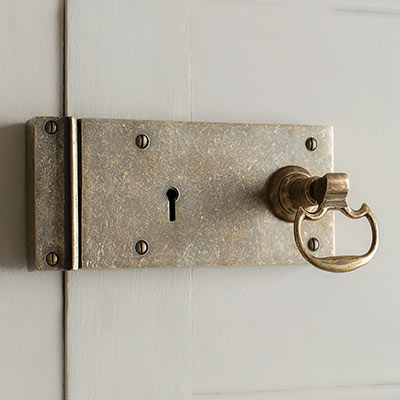 Rim Lock (Left) with Mews Handle