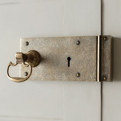 Rim Lock (Right) with Mews Handle
