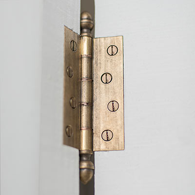Butt Hinge with Acorn Finials 