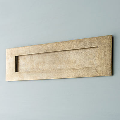 Large Brass Letter Plate 
