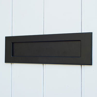 Large Forged Iron Letter Plate 