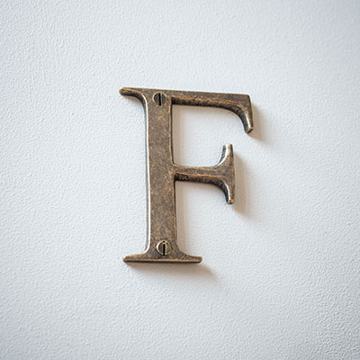 Letter F 