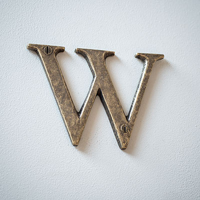 Letter W 