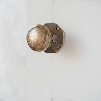 Holkham Door Knob, Shaftesbury Plate