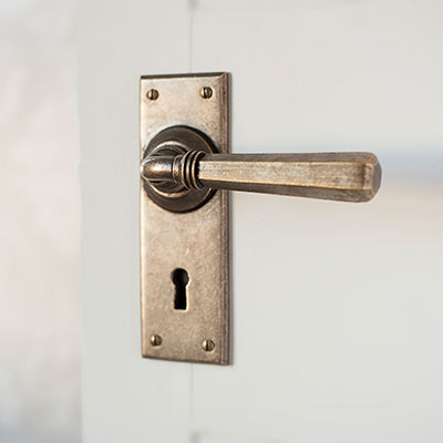 Chester Handle, Bristol Key Plate, Antique 
