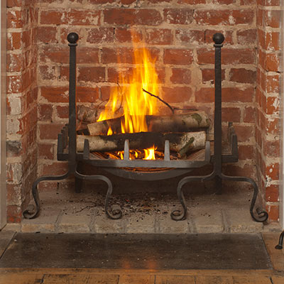 Peyton Fire Dogs (Without Grate) 