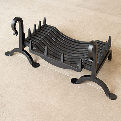 Small Grate with Berwick Fire Dogs 