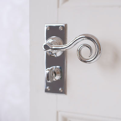 Curled Handle, Bristol Privacy Plate