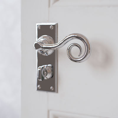 Curled Handle, Ripley Privacy Plate