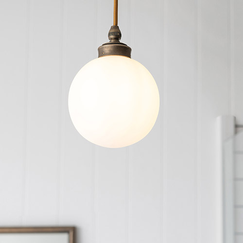 Compton Opal Bathroom Pendant Light