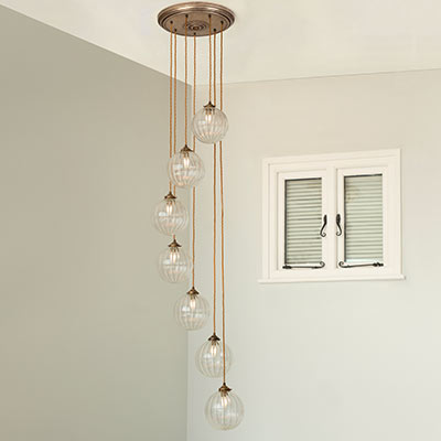 Fulbourn Seven Pendant Rose