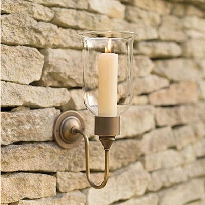 Hurricane Candle Sconce 