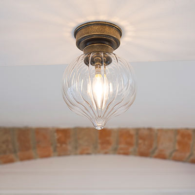 Mia Flush Fitting Ceiling Light 