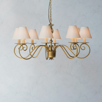 Scrolled Pendant Light 