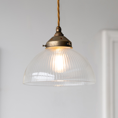 Shotley Fine Fluted Pendant Light