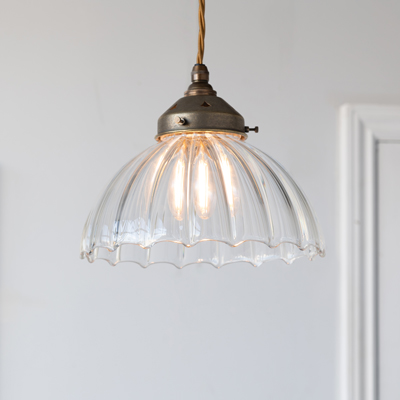 Shotley Fluted Pendant Light