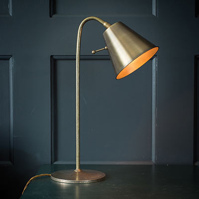 Studio Desk Lamp with Spun Shade 