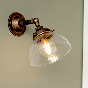 Allegra Adjustable Fine Fluted Wall Light