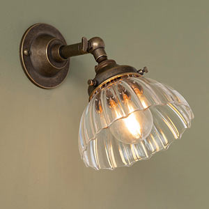 Allegra Adjustable Fluted Wall Light