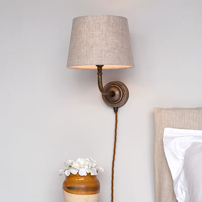 Brooke Plug-In Wall Light (Up)