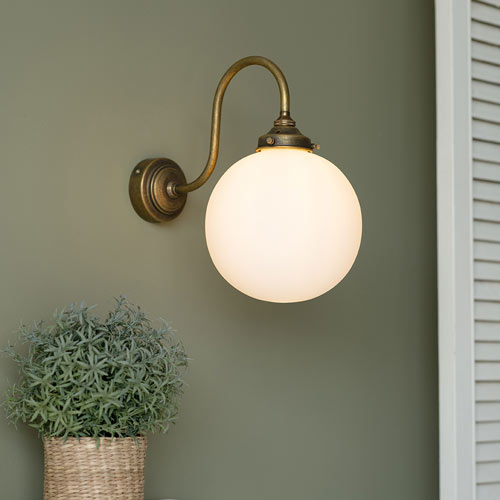 Compton Opal Wall Light