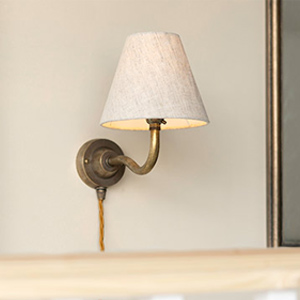 Carrick Plug-in Wall Light (Up)