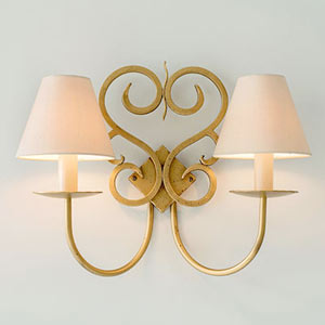 Double Jalousie Wall Light 