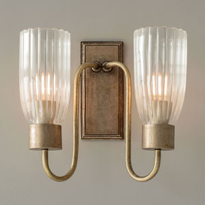 Morston Double Fluted Wall Light